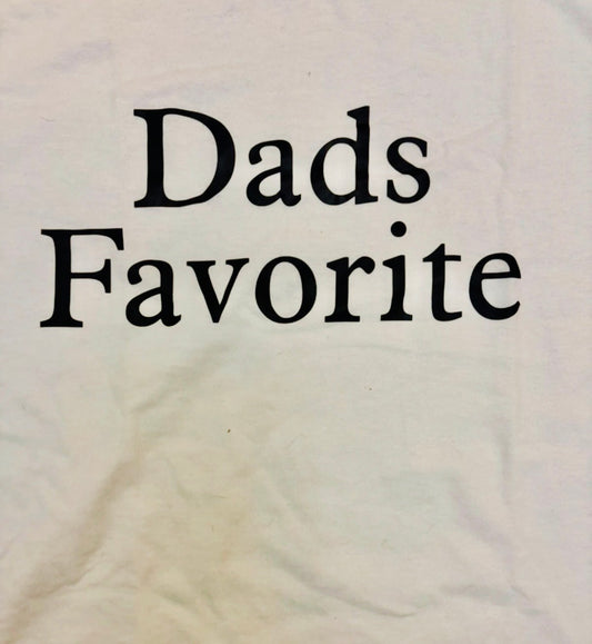 Dad’s Favorite Funny Thrifted Graphic Tee Size Adult Size Large