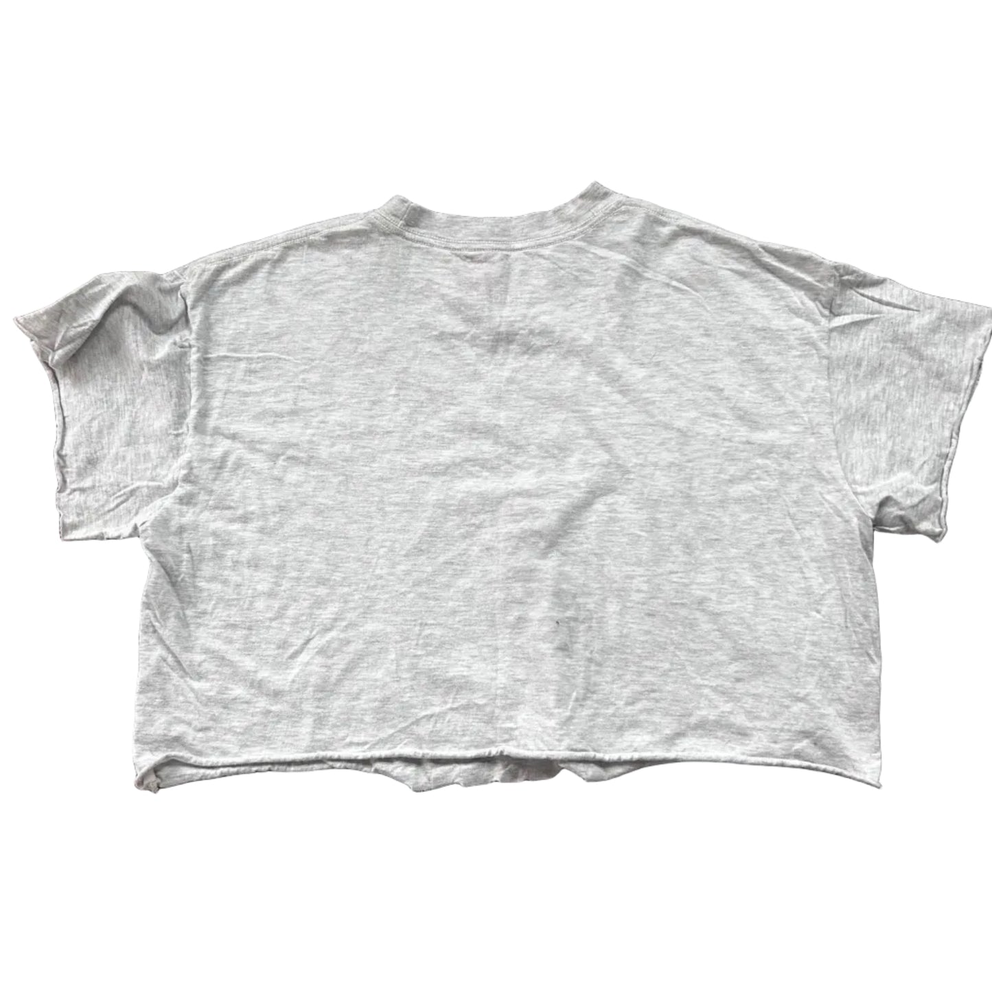 All American Bald Eagle Cropped Thrifted Tee Shirt Size XL