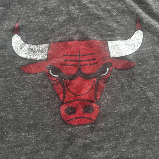 Chicago Bulls Thrifted Graphic Tee Size XL Adidas Brand