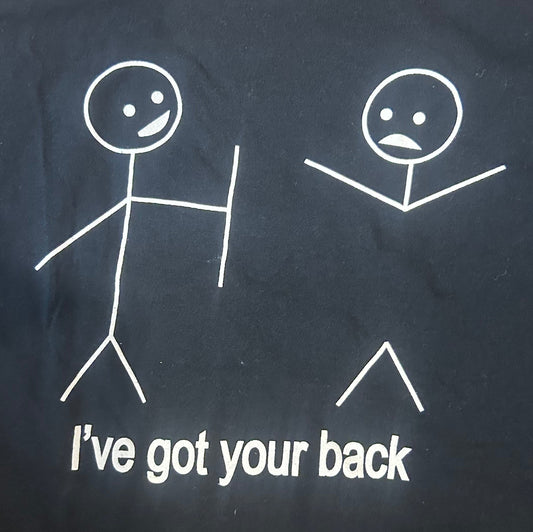 I Got Your Back Funny Thrifted Tee Shirt Size XL