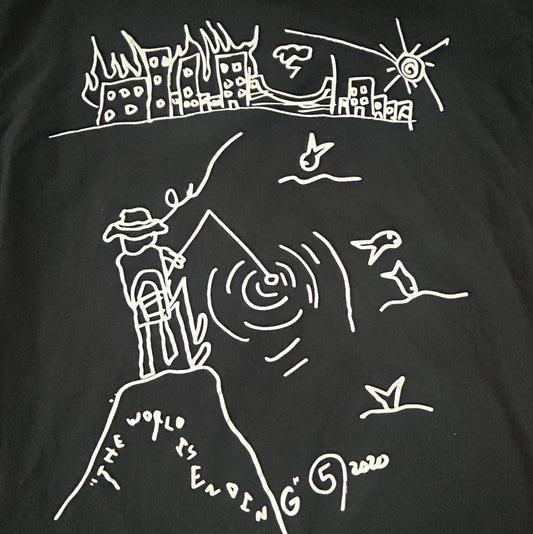 The World Is Ending Thrifted Tee Shirt Size XL