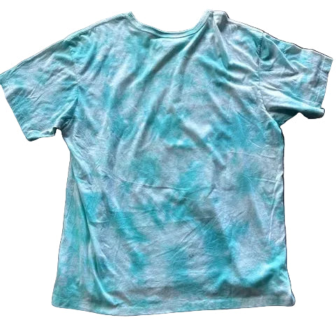 Blue tie-dye t-shirt sega genesis tee shirt