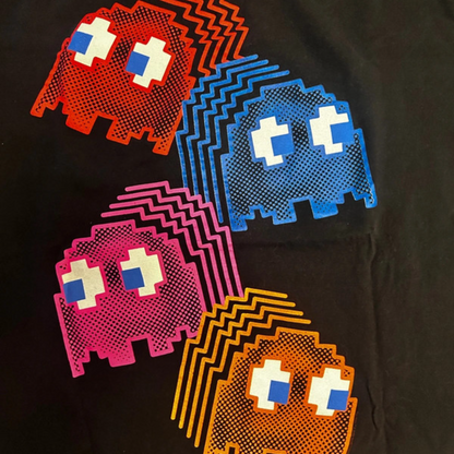 pac man character tee shirt vintage and retro