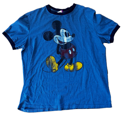 Retro Disney Mickey Ringer Tee shirt