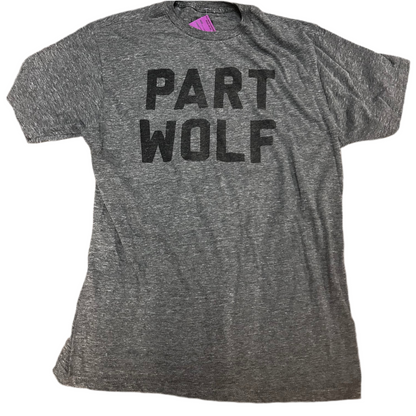 Part Wolf Thrifted Tee Shirt Size XL