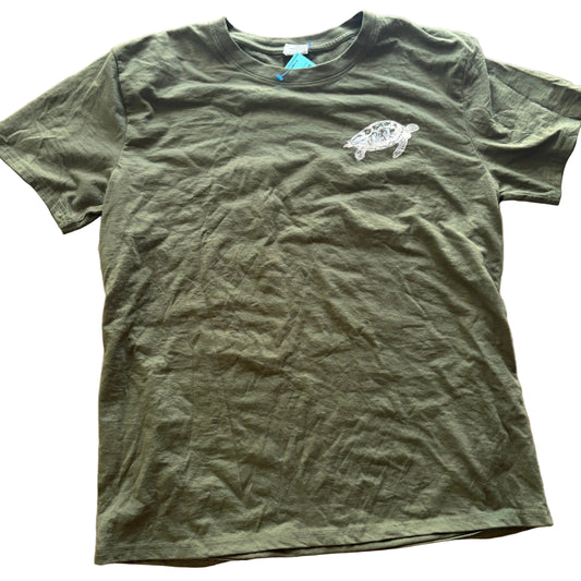 Respect The Ocean Thrifted Graphic Tee Size Adult XL