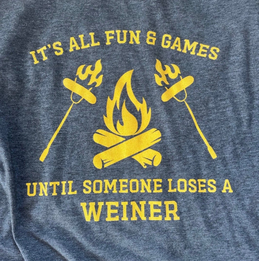 Funny, murder, log graphic T-shirt