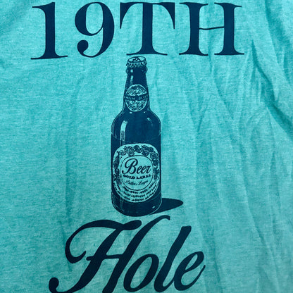 19th Hole Thrifted Vintage Graphic Tee Size Large