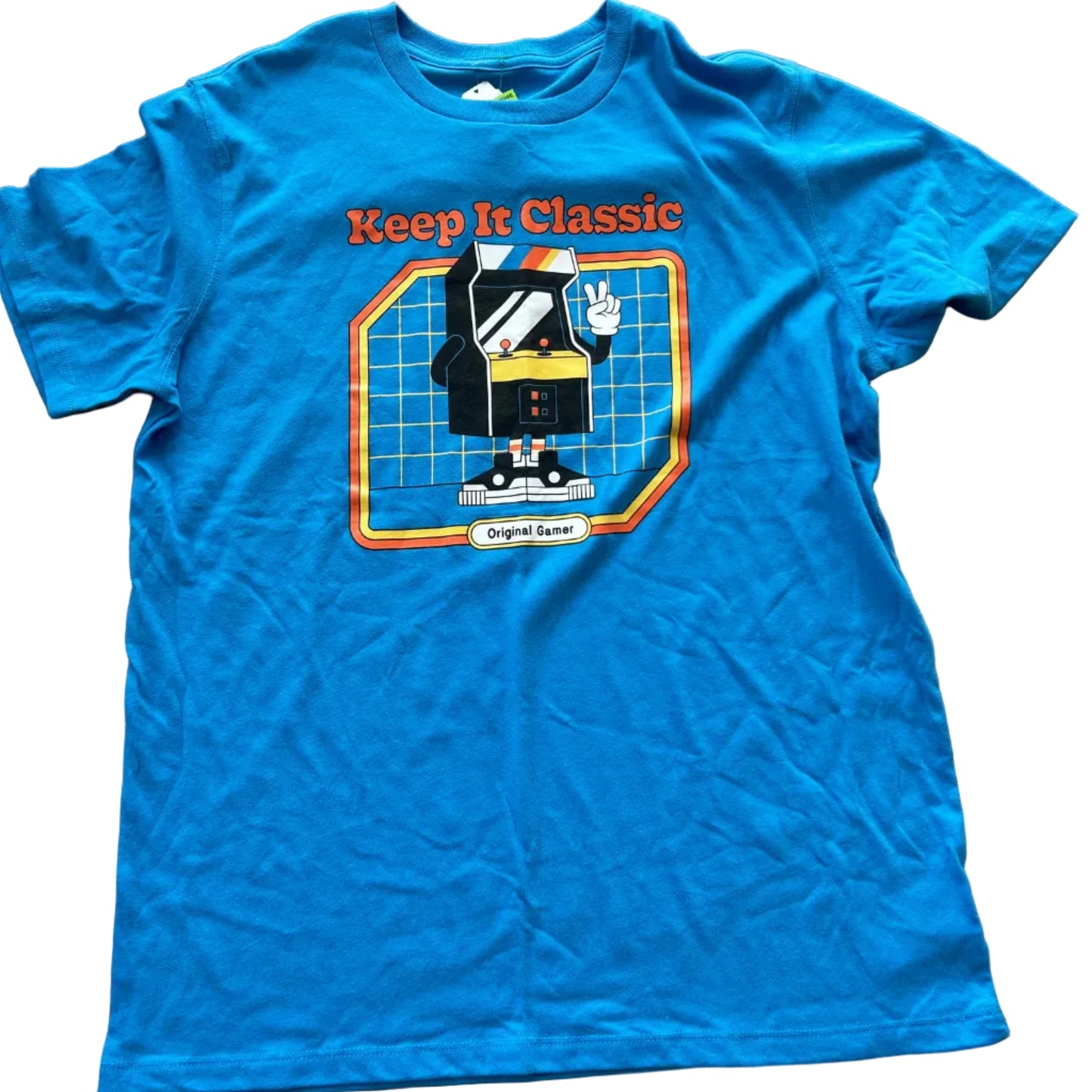 Nostalgic Video Game Thrifted Graphic Tee Size M