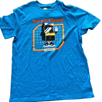 Nostalgic Video Game Thrifted Graphic Tee Size M