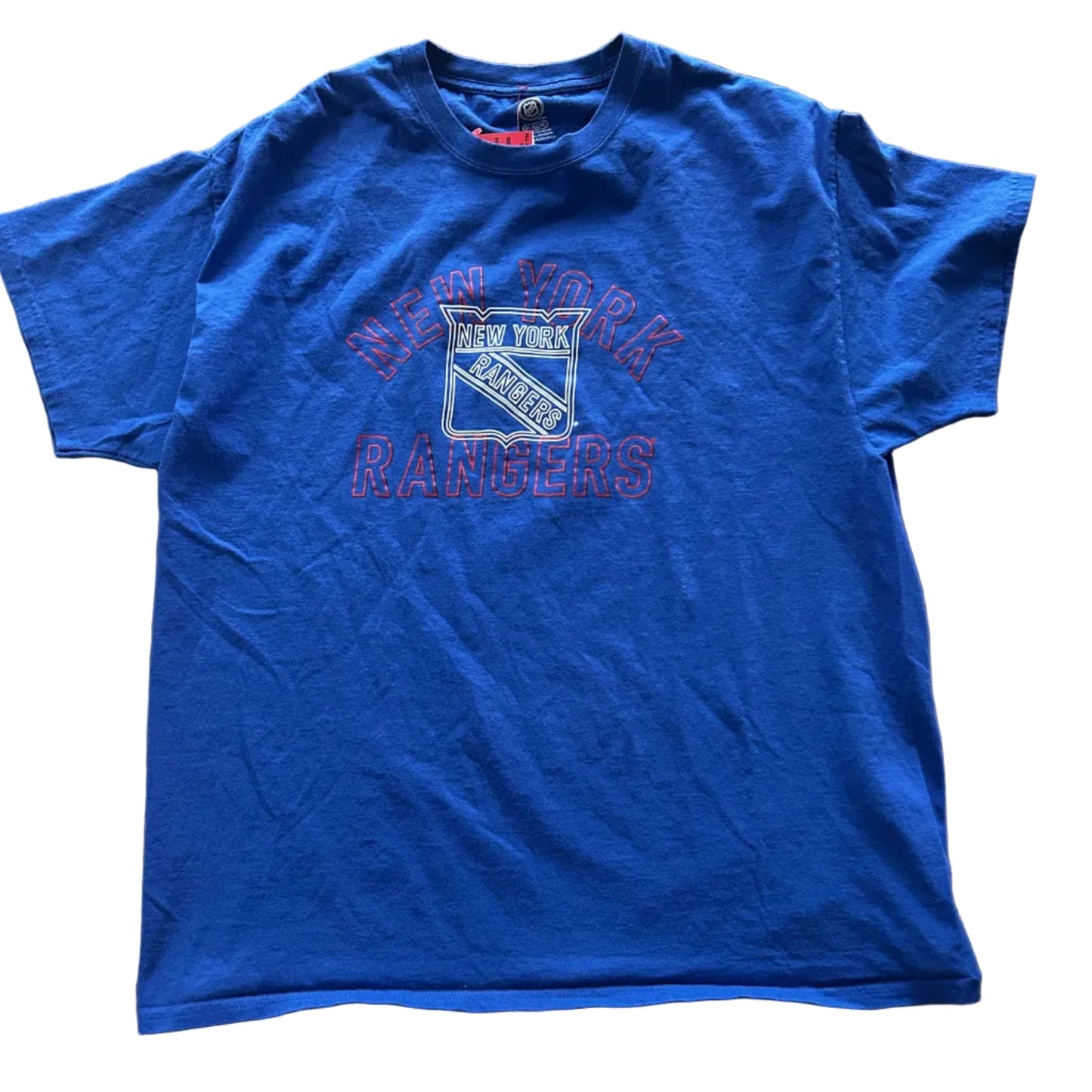 New York Rangers NHL Thrifted Graphic Tee Size XL