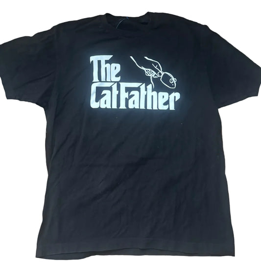 The Catfather Thrifted Tee Shirt Size Medium