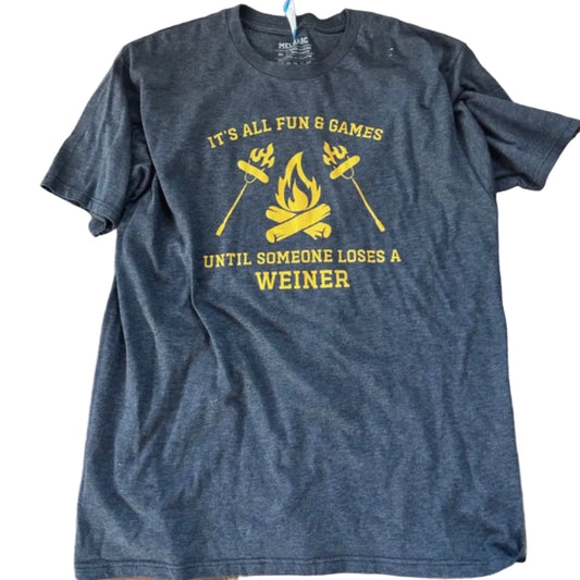 Funny, murder, log graphic T-shirt