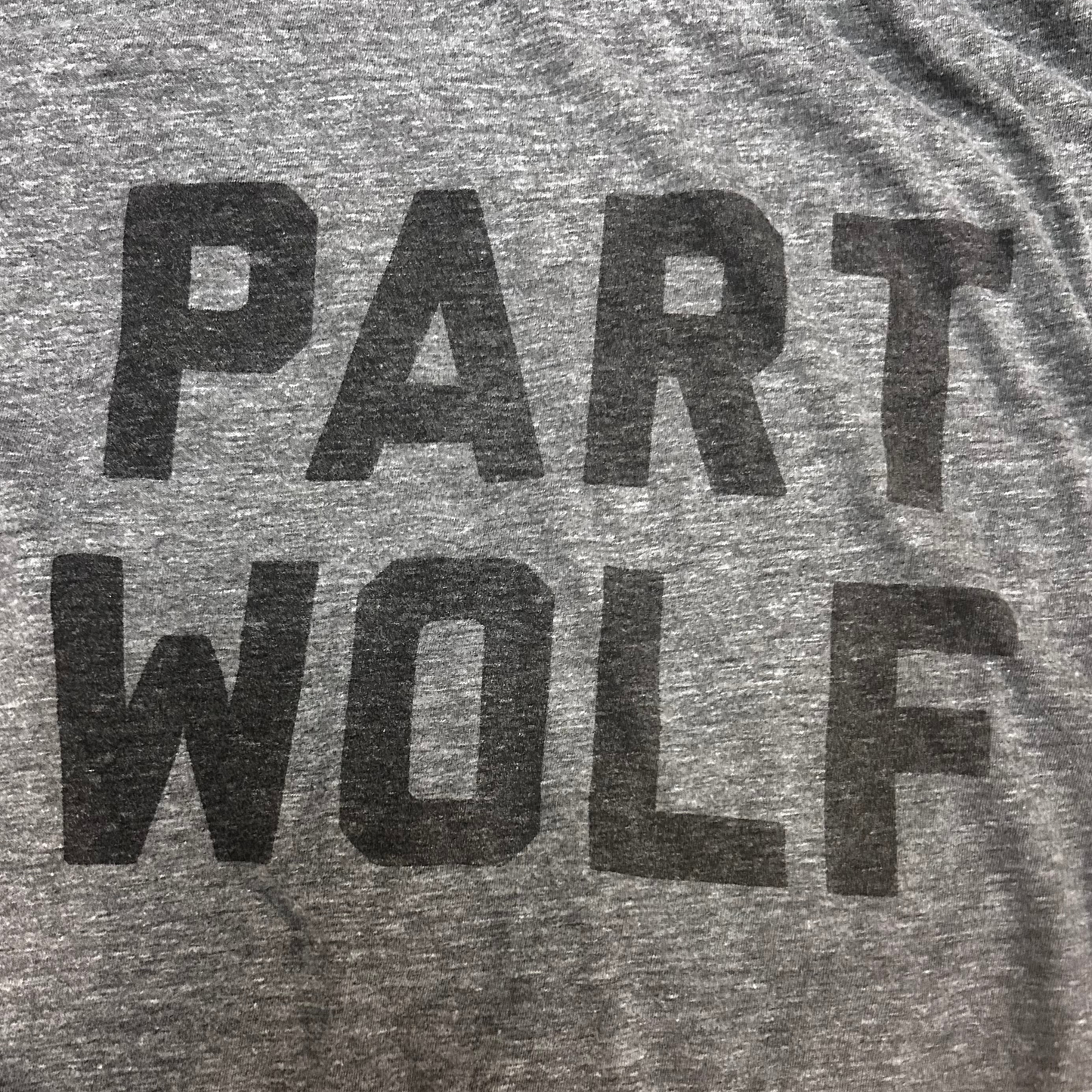 Part Wolf Thrifted Tee Shirt Size XL