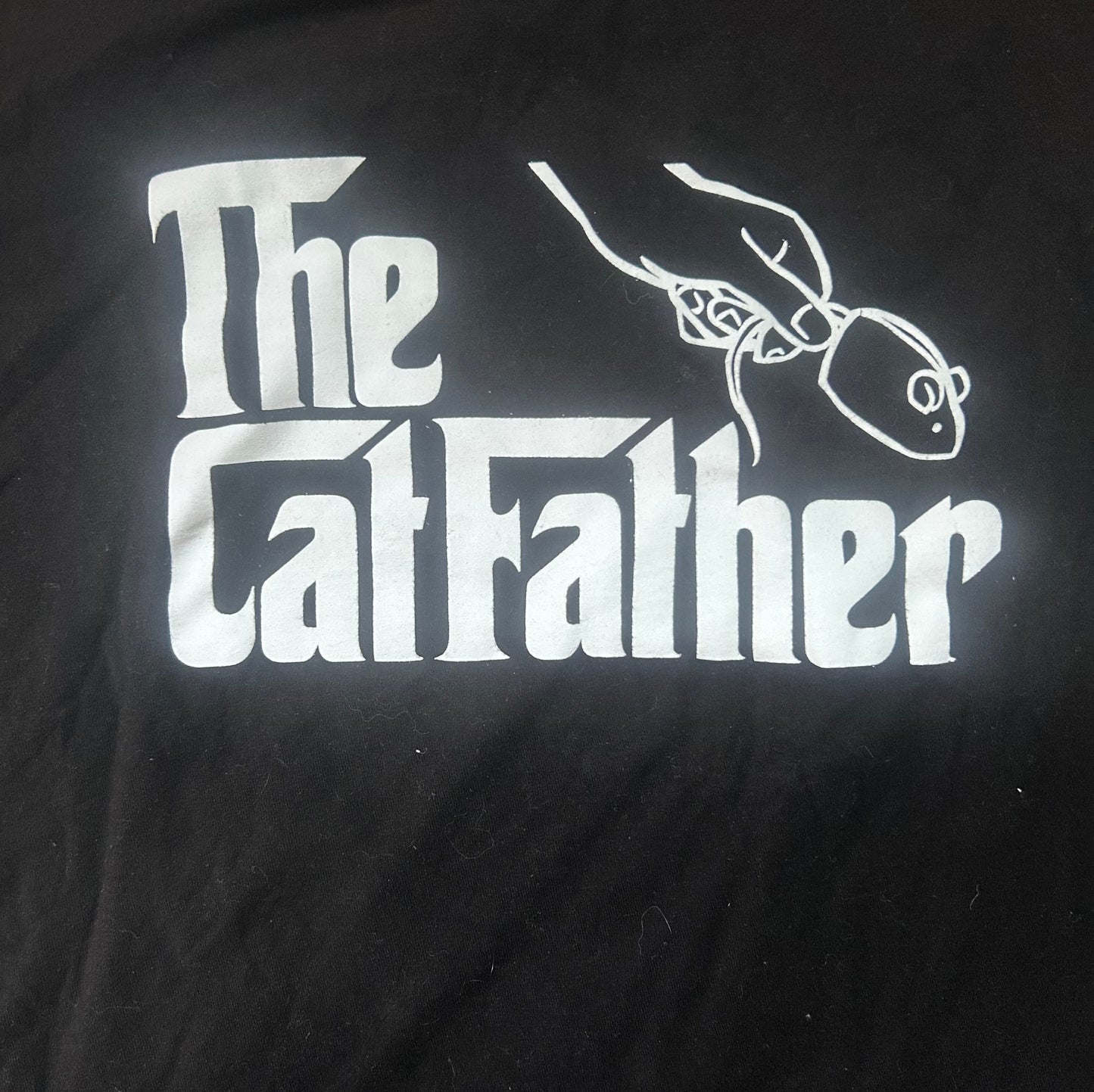 The Catfather Thrifted Tee Shirt Size Medium