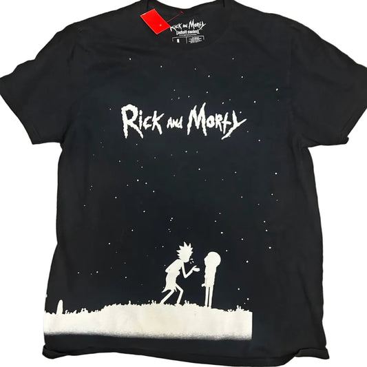 Rick and Morty Thrifted Tee Shirt Size Large
