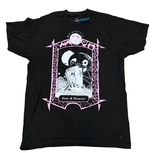Nightmare before Christmas t shirt. Jack and sally tee shirt. 
