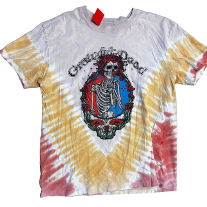 Grateful Dead Tie-dye Thrifted Tee Shirt Size Medium