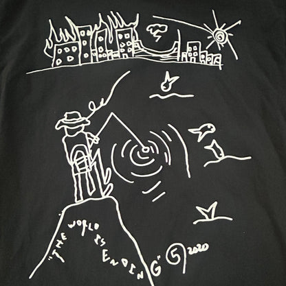 The World Is Ending Thrifted Tee Shirt Size XL