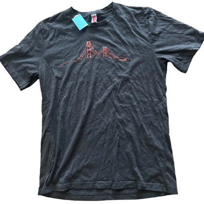 San Francisco Bridge Thrifted Vintage Graphic Tee Size Medium