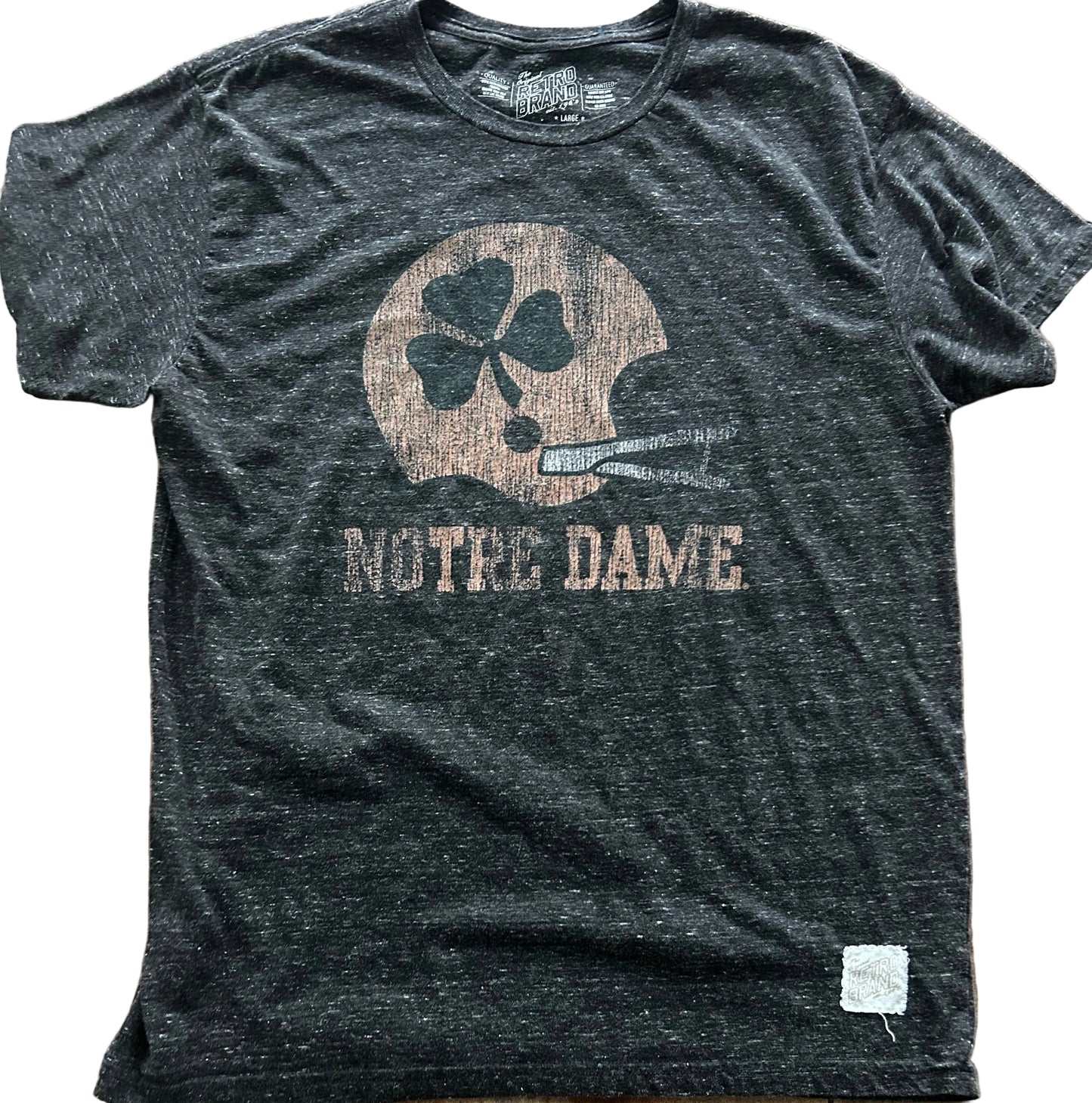 Notre Dame Thrifted Graphic Tee Size Large