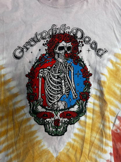 Grateful Dead Tie-dye Thrifted Tee Shirt Size Medium