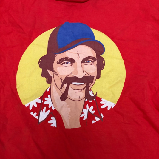 Magnum PI Thrifted Graphic Tee Size Adult Size XXL