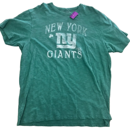 New York Giants Irish Style Thrifted Graphic Tee Size Adult Size XXL