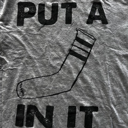 Funny Put a Sock In It Vintage / Thrifted graphic tee Size XL